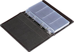 Сувенир, подарок - Визитница настольная на 200 карточек, черная