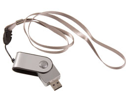 Сувенир, подарок - USB-флэш-карта на 1 Гб с LED-фонариком