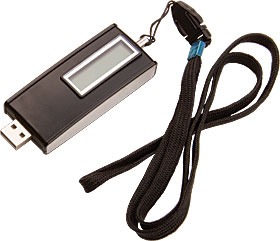 Сувенир, подарок - USB-флэш-карта на 1 Гб со счетчиком свободной памяти