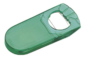 Сувенир, подарок - Открывашка-закрыватель для бутылок «Кулак», зеленая