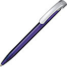 Авторучка CLEAR FROZEN SILVER, синяя