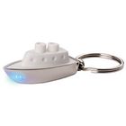 Брелок с LED-фонариком «Кораблик», белый